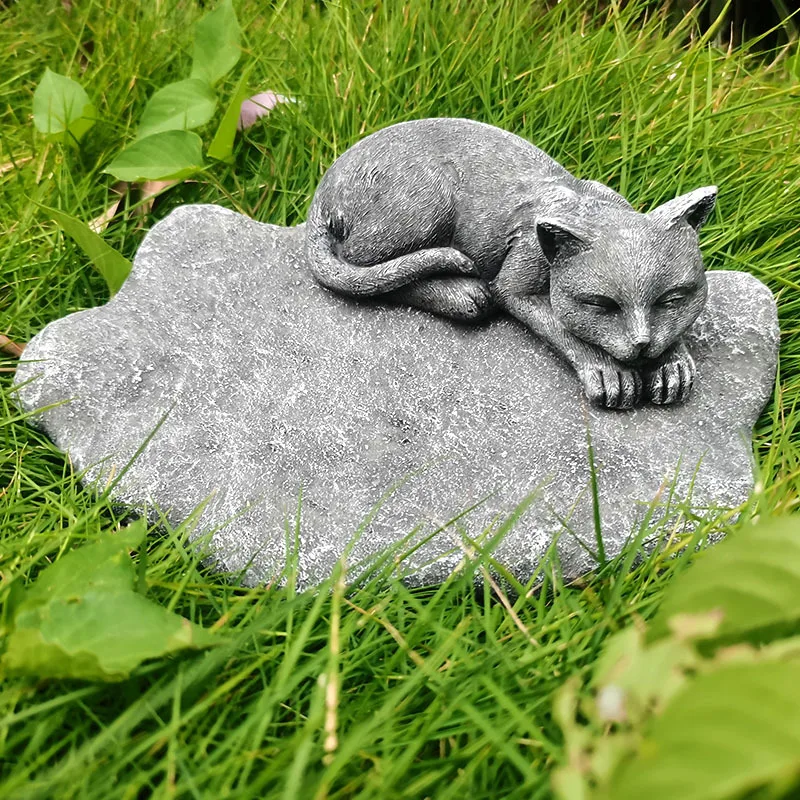 Personalised Pet Memorial Marker Grave Pet Gravestones Cat Dog Souvenirs Pet Loss Garden Sculpture Pet Gravestone Cat Grave Mark