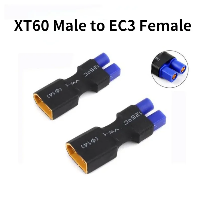

Adapter XT60 to XT90 EC5 EC3 T XT30 TRX Female Male Connectors Plug RC Lipo Battery Control Parts