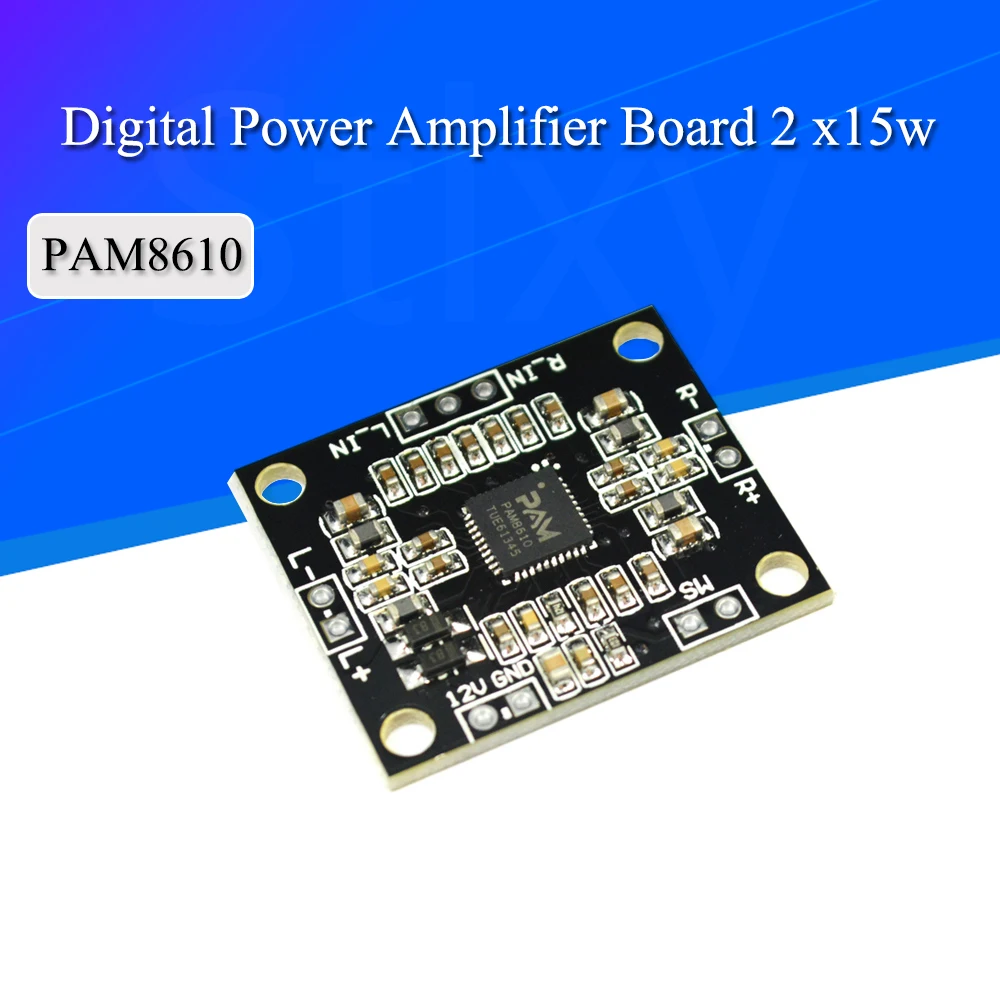 PAM8610 Płytka cyfrowego wzmacniacza mocy 2x15w Dwukanałowy stereofoniczny wzmacniacz mocy Mini klasy D