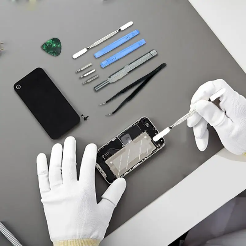 Alat Pry Ponsel Perlengkapan Pelepas Spudger Presisi Profesional Set Pinset Anti-statis untuk Ponsel Komputer Laptop dan