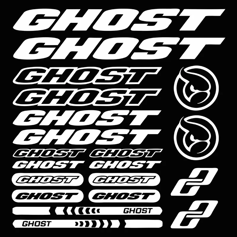 

1SET "Striking 'Ghost' Sticker Bundle, Fit for Customizing School Lockers, Travel Bags, and Personalized Cycling Accessories"