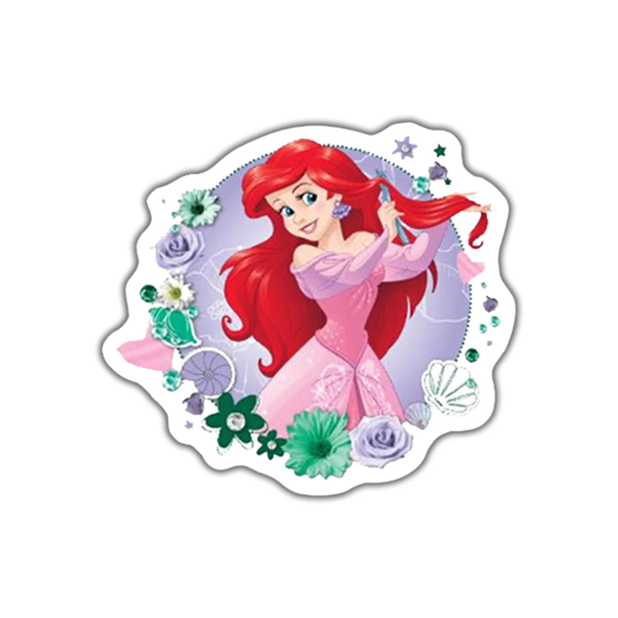 

Ariel, Little Mermaid 5Pcs Flatback Planar Resin Acrylic Hair Accessories Hair Bow Embellishment Cabochon Scrapbook DIY Craft