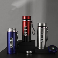 500ML LED Temperature Display Stainless Steel Thermos Sports Thermos Keep Hot and Cold Hot and Cold Insulated Cup