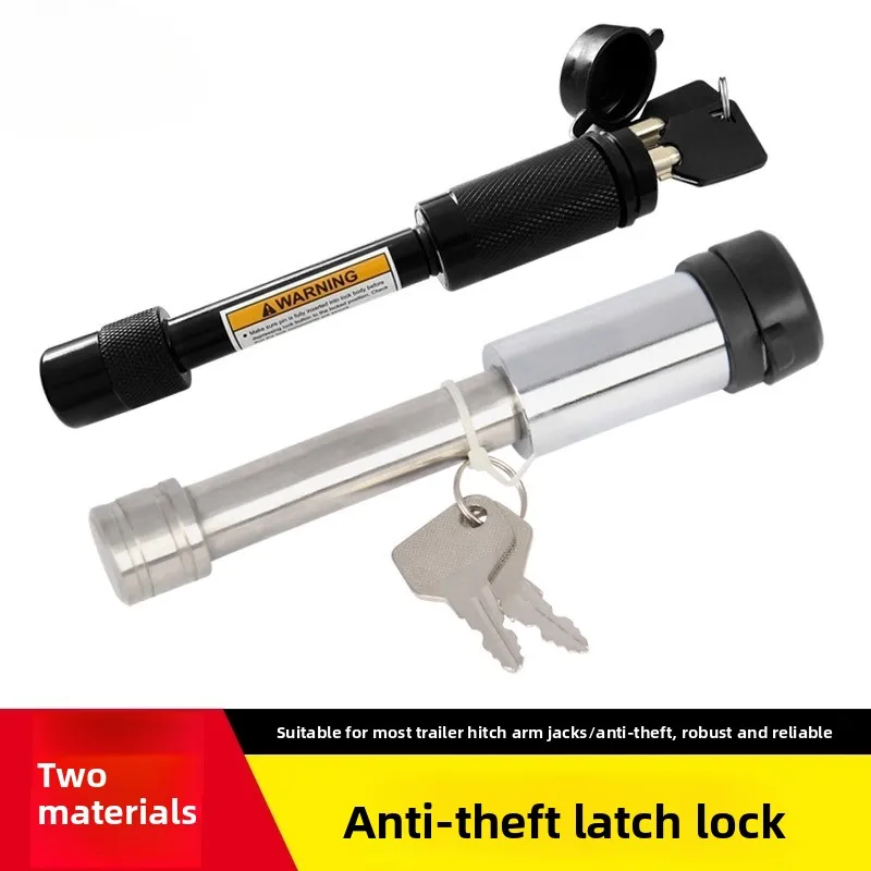 

Car Trailer Hook Square Mouth Anti-theft Pin Lock Trailer Arm Stainless Steel Dumb Lock High Strength Traction Accessories Tool