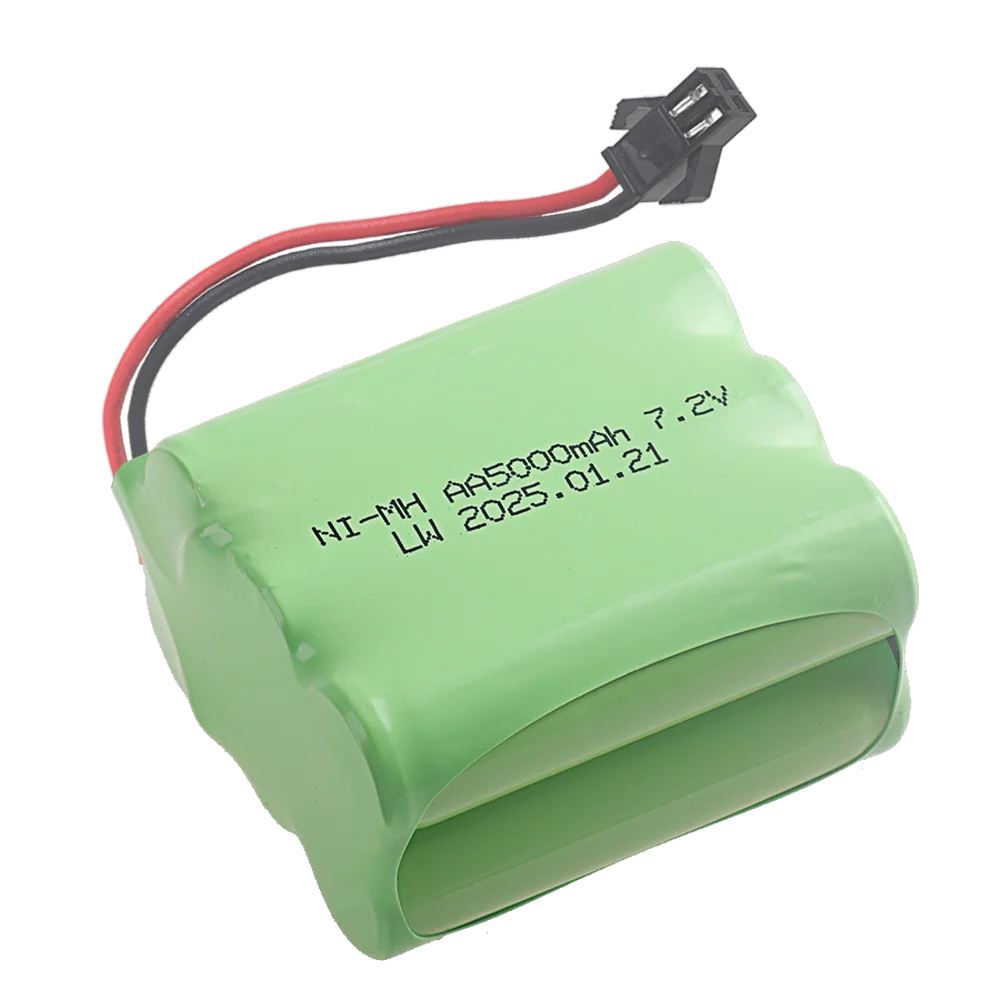 7.2v 5000mAh Nimh AA Battery For Rc toys Cars Tanks Robots Gun Upgraded 3000mah Batteries Pack For Rc Boat 7.2V Rechargeable
