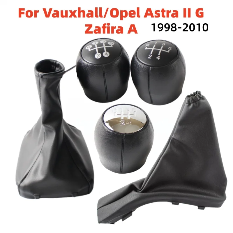 

Автомобильная ручка переключения передач с чехлом для багажника для Vauxhall/Opel Astra II G Zafira A 1998-2010, чехол для ручного тормоза, аксессуары