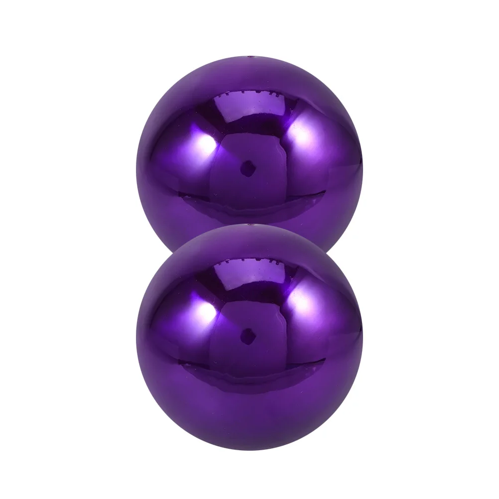 

2pcs Round Stainless Steel Gazing Balls Mirror Ball Outdoor Garden Art Decor Small Sphere