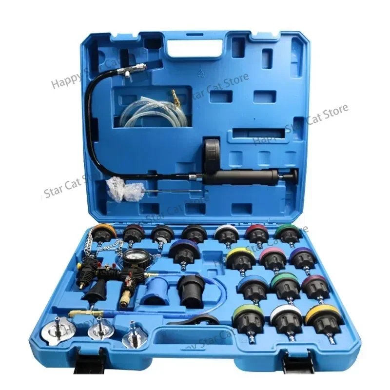 Universal Radiator Pressure Tester Set Vacuum Type Cooling System Test Water Tank Leak Detection Detector Tool