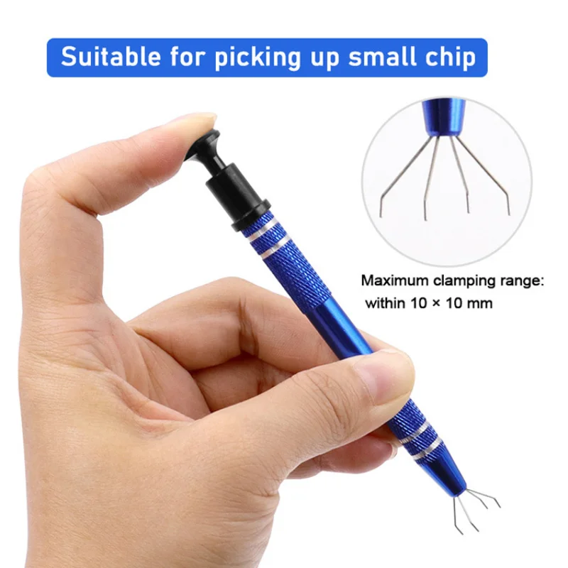Extractor IC, componente electrónico, pluma de succión, herramienta manual, selección de chips, herramienta de reparación de teléfonos móviles