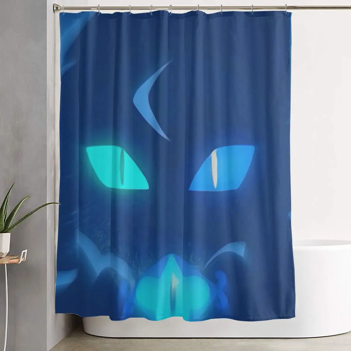 

Занавеска для душа Shadow Milk Cookie Run Kingdom с милым мультяшным аниме-дизайном, полиэстеровая, водонепроницаемая, для ванной комнаты, с крючками