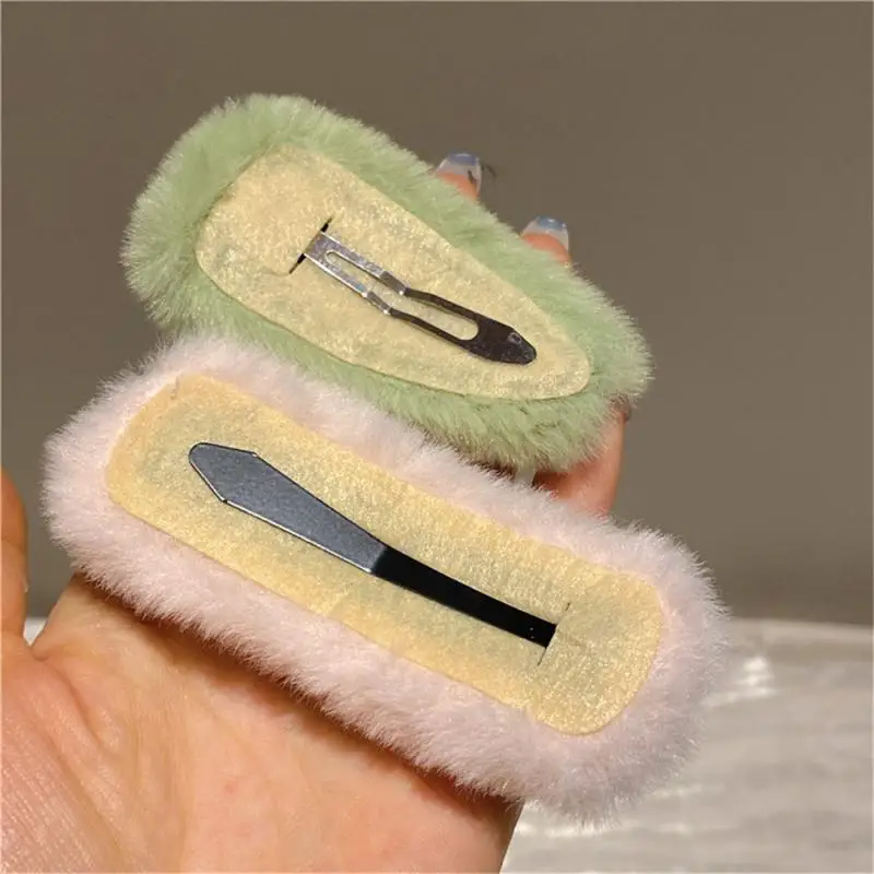 1/3/5PAIRS Soft Lamb Hair Clip Fashionable Fashionable Childrens Hair Accessories Clothing Accessories Best Seller Practical