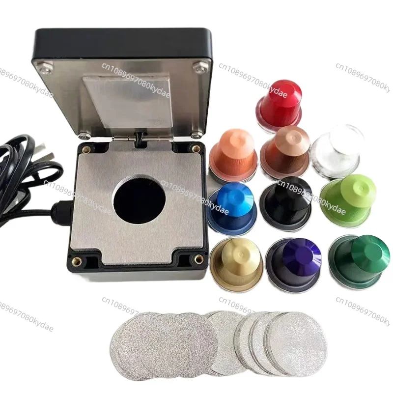 

Ручной запайщик кофейных капсул Nespresso, новый, для алюминиевых кофейных капсул, с фольговым приводом