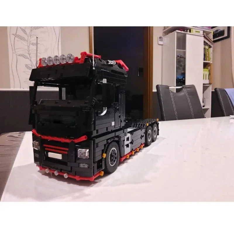 子供用ハーフトラクターヘッドビルディングブロック,MOC-60173RCパーツ,ヘビーボードの牽引に適したモデル2060,ビルディングブロック,子供のおもちゃ