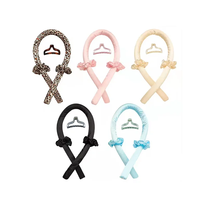 

Woman Heatless Curling Rod Heatless Hair Curls Headband Make Hair Soft Shiny Hair Curler Hairdressing Tools Accessories