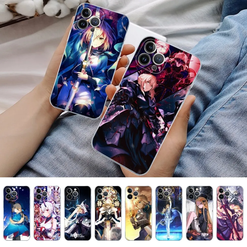 Fate Grand Order Phone Case For IPhone 15 14 11 12 13 Mini Pro XS Max Cover 6 7 8 Plus X XR SE 2020 Funda Shell