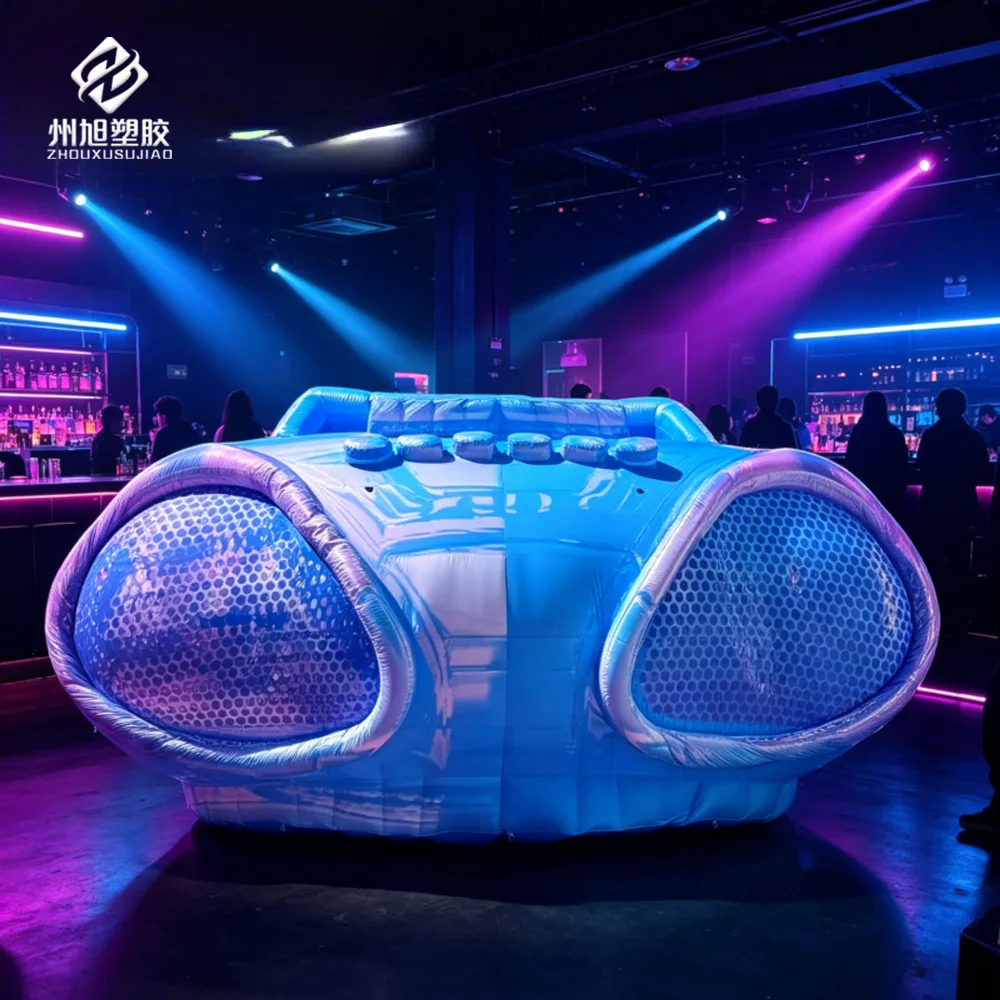 Inflatable radio, inflatable radio for booth decoration, custom inflatable speaker/recorder