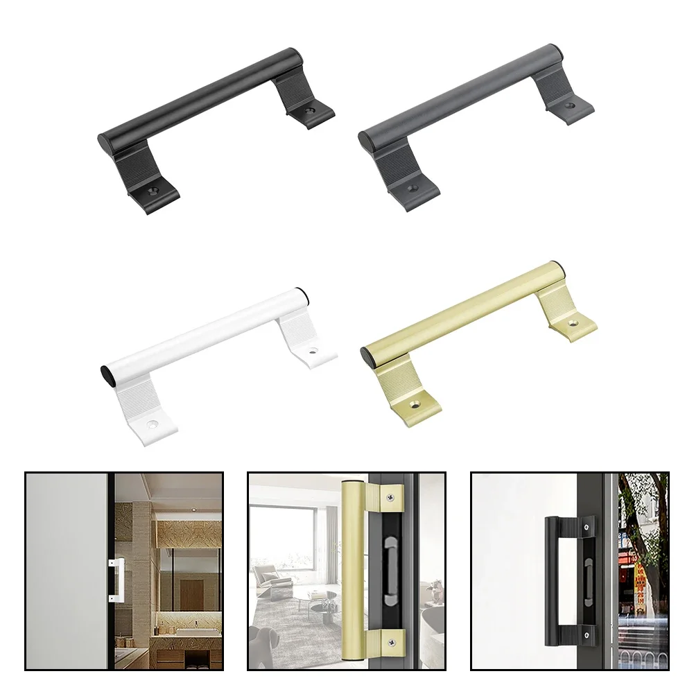 

Ergonomic Door Handle Aluminum Sliding Door Handle Crack Resistant Design High-Temperature Coating Door Replacement