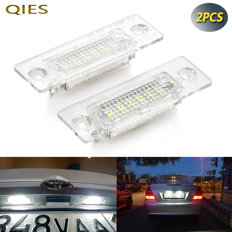 

License Plate Lights Side Lights 12-24V LED For VW Touran Passat Golf Caddy Transpiarter Jetta Skoda Superb Lights for Vehicles