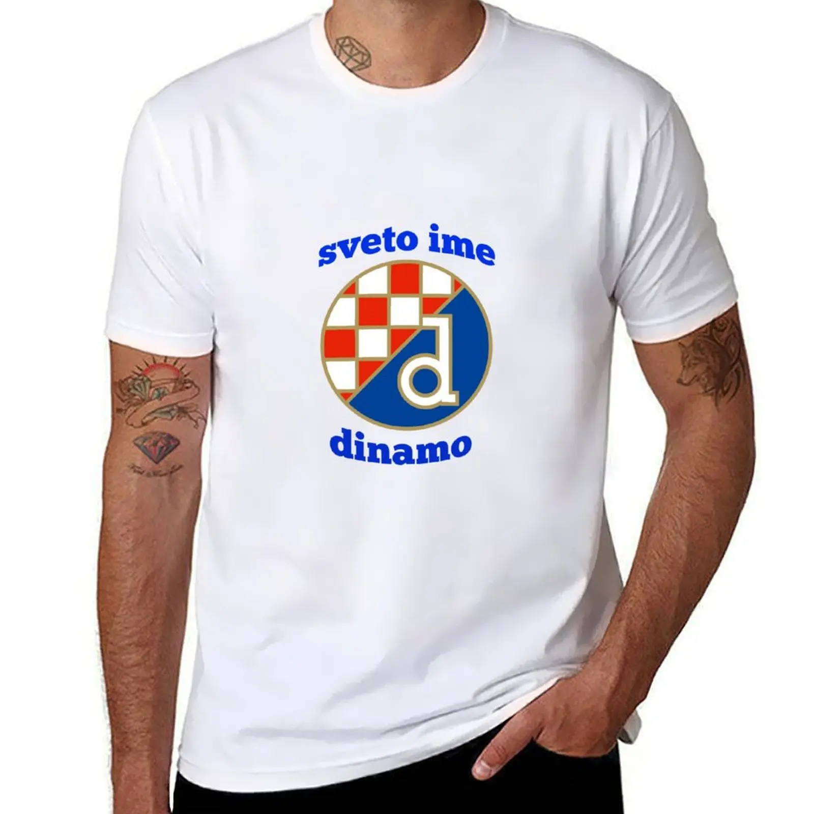 

Dinamo zagreb T-Shirt t shirts for man graphic vintage g man t shirts for men cotton tshirt 100% T-Shirt