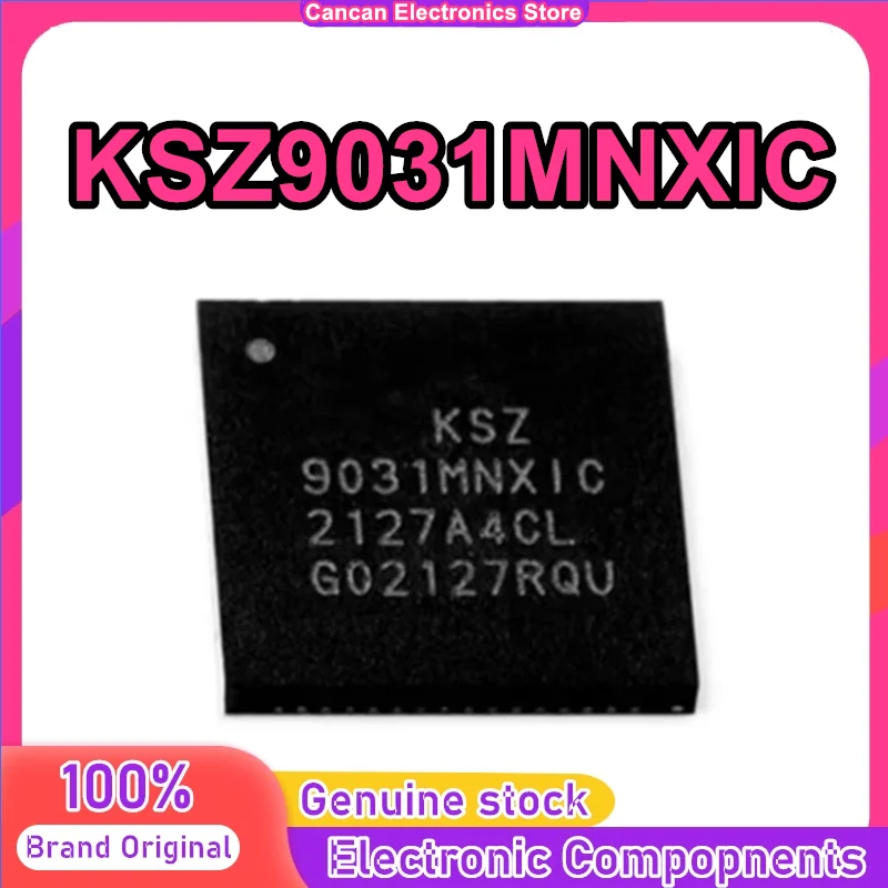 5PCS KSZ9031 KSZ9031MNXIC QFN48 MICORHCIP 100% New and Original