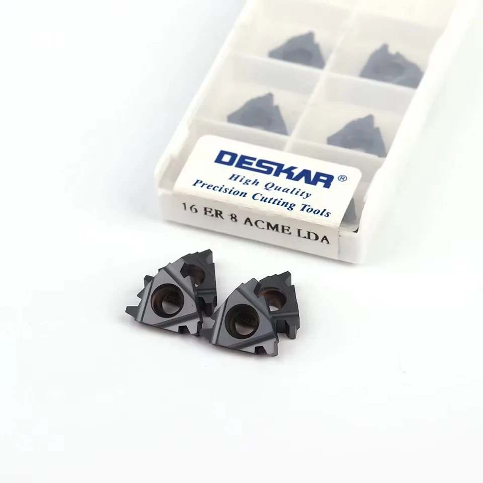 DESKAR 16ER/IR 8/10/12/14/16ACME LDA Numerical Control Lathe Internal And External Thread Blades For General Material Processing