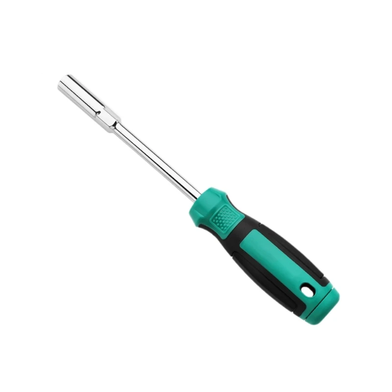 Hexagonal Nut Driver Socket Wrenches Screwdriver Steel Constructions Hand Tool Comfortable Handle Easy to Use 5-13MM