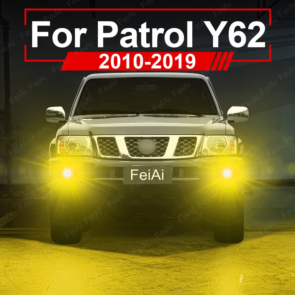 

For Nissan Patrol Y62 Fog Lights LED Front Fog Light 2010-2019 Patrol Tuning Accessories 2011 2012 2013 2014 2015 2016 2017 2018
