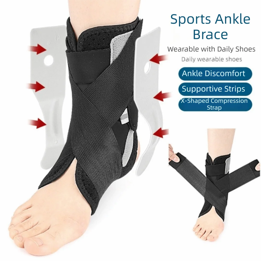 

Adjustable Ankle Braces Bandage Strap Safety Corrector Ankle Support Thickness Stabilizing Ankle Protect Sprain Ligament