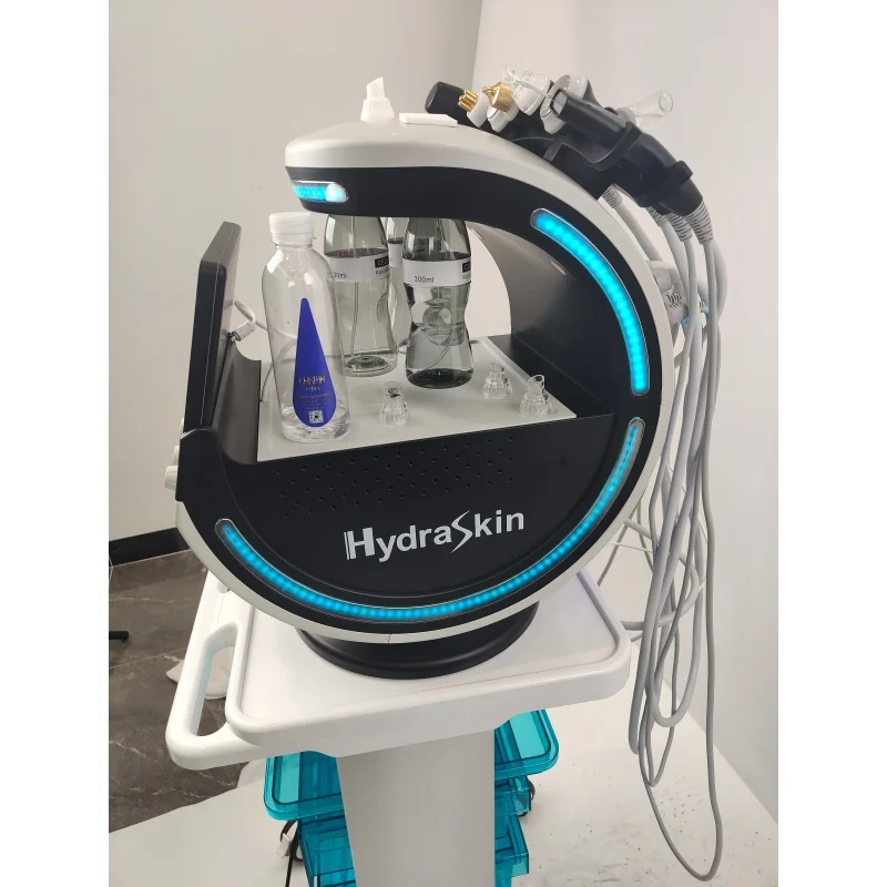 الموجات فوق الصوتية العناية بالبشرة العلاج بالتبريد آلة اللوازم الطبية الجليد الأزرق مرآة سحرية محلل الجلد الأكسجين المائية آلة الوجه #2