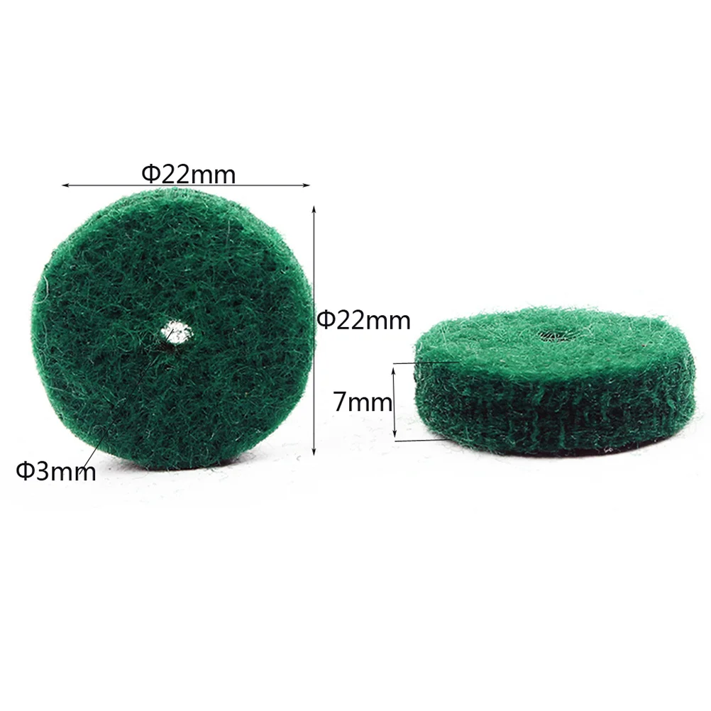 

90pcs Piano Washers 22Mm D04 Green Felt Keyboard Balance Rail Punchings Repair Parts For Leveling Keys Piano Accessories