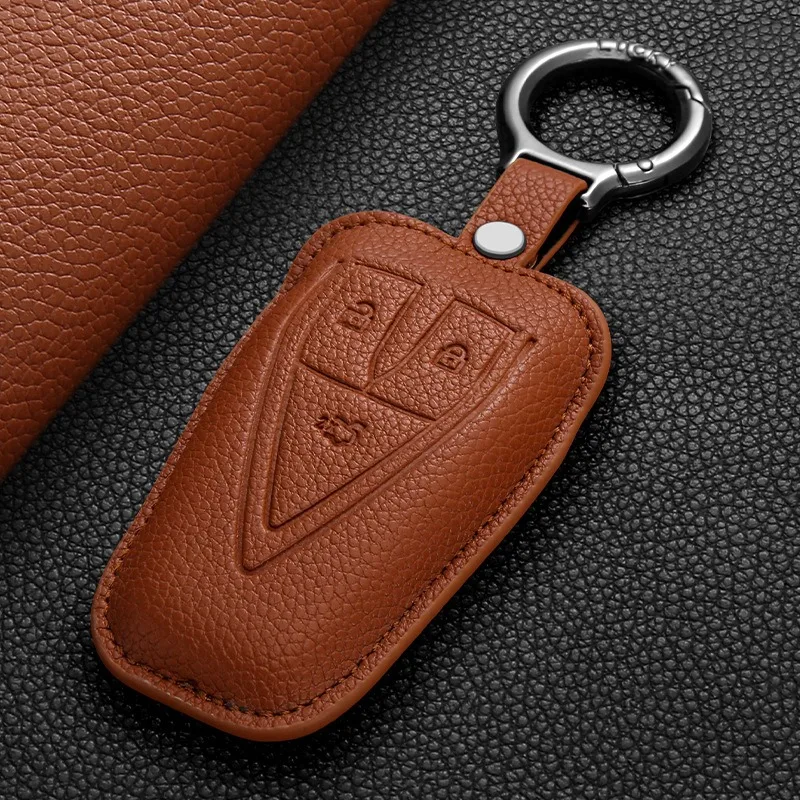 

Чехол для автомобильного ключа Changan CS75 Plus CS35 CS55 Z6 Oshan X7 Univ Unit Unik Q05 Q07 A05 A06 Nevo Qiyuan, чехол-брелок, аксессуары