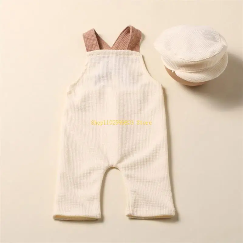 طفل صور الدعائم قبعة قبعة الحمالات السراويل الوليد صور الزي الانتحال زي J0MF #5