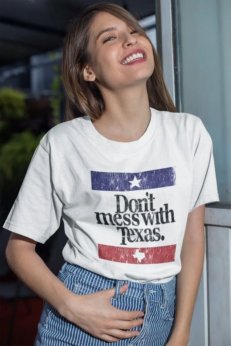 Don't Mess With Texas T-shirt, Vintage Graphic Tee, Texas Pride Shirt