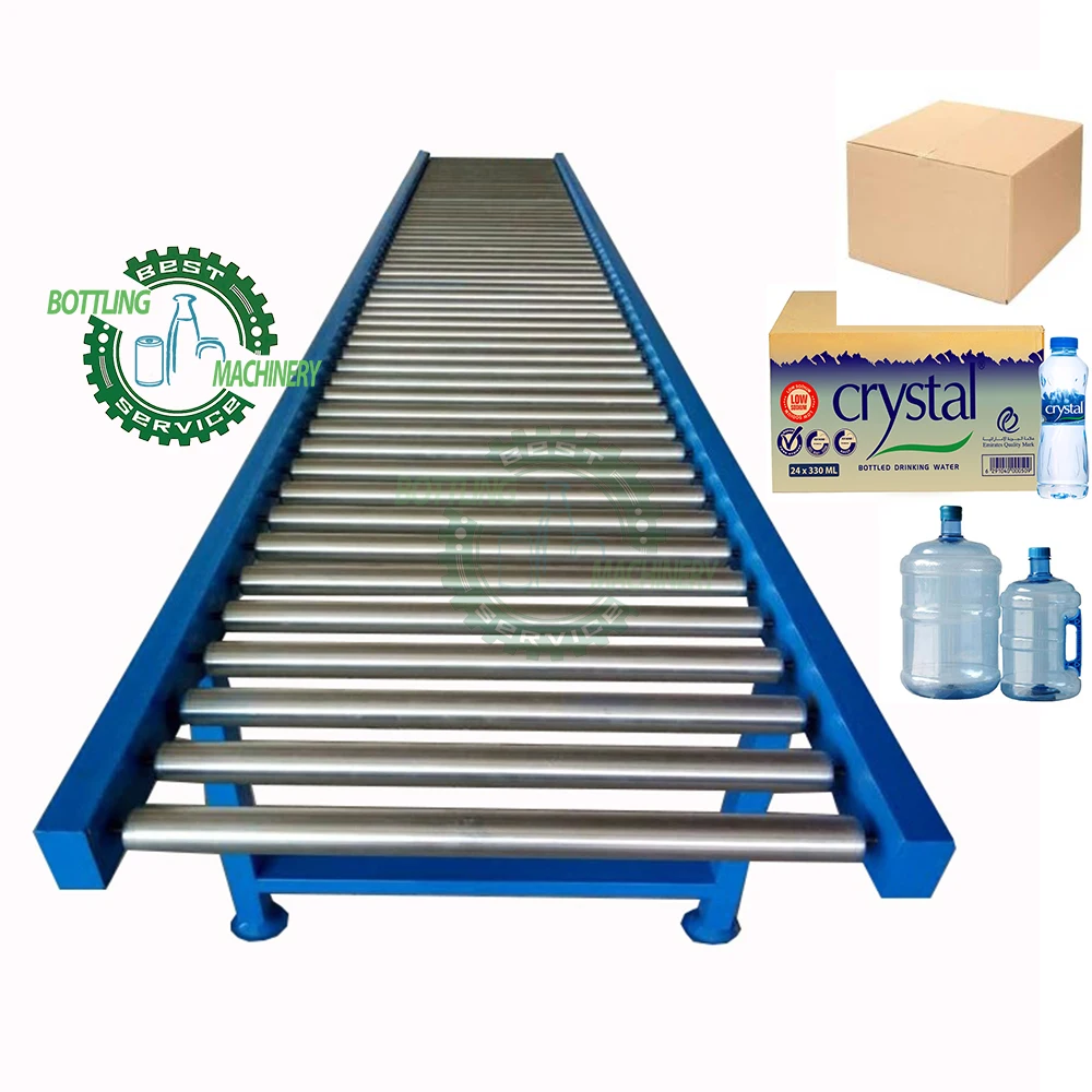 powered Motorized bottle transfer Transport roller conveyor conveyer conveyors for barrel trays inspection