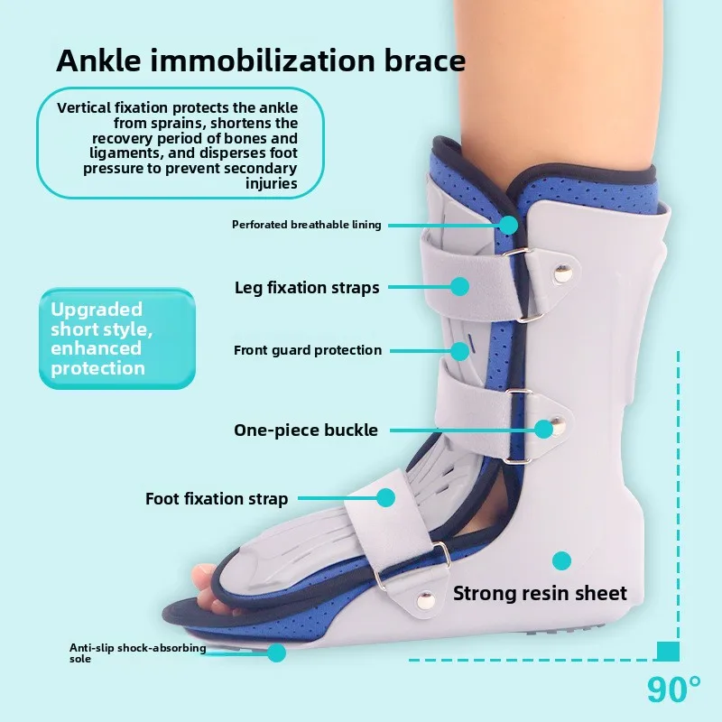 Adjustable Orthopedic Foot Splint for Ankle Sprain  Bone Crack Post-op Care