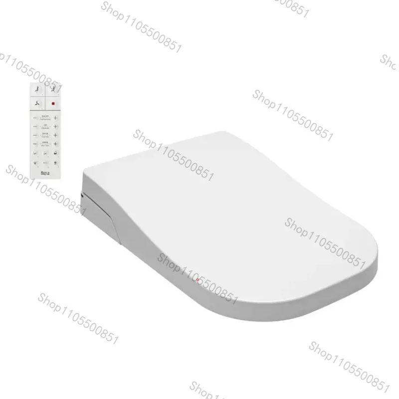 Smart Toilet Seat Lid 2 Waterproof Electric Toilet Cover Antibacterial Smart Heated Bidet Toilet Seat W/ Remote Control