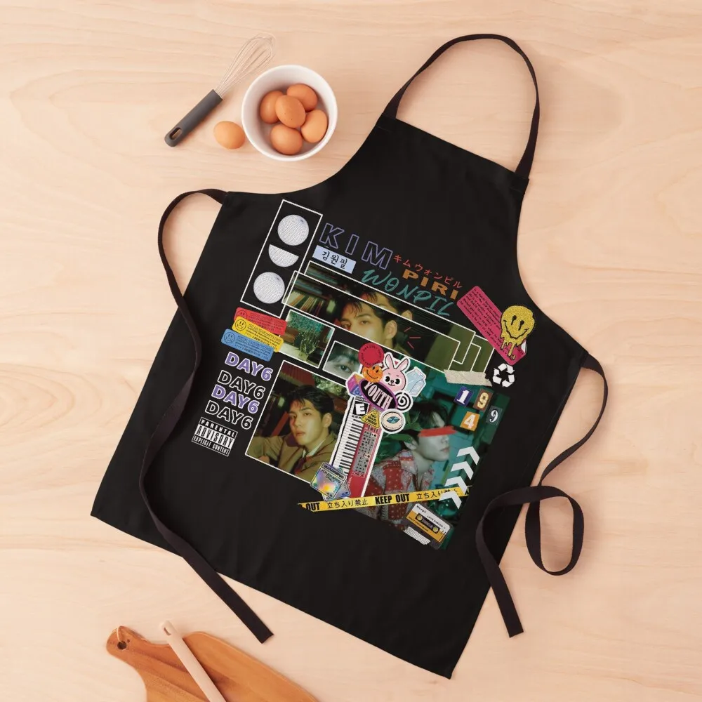 DAY6 WONPIL (RTM ver.) Apron For Man nail tech supplies Utensils For Kitchen Apron