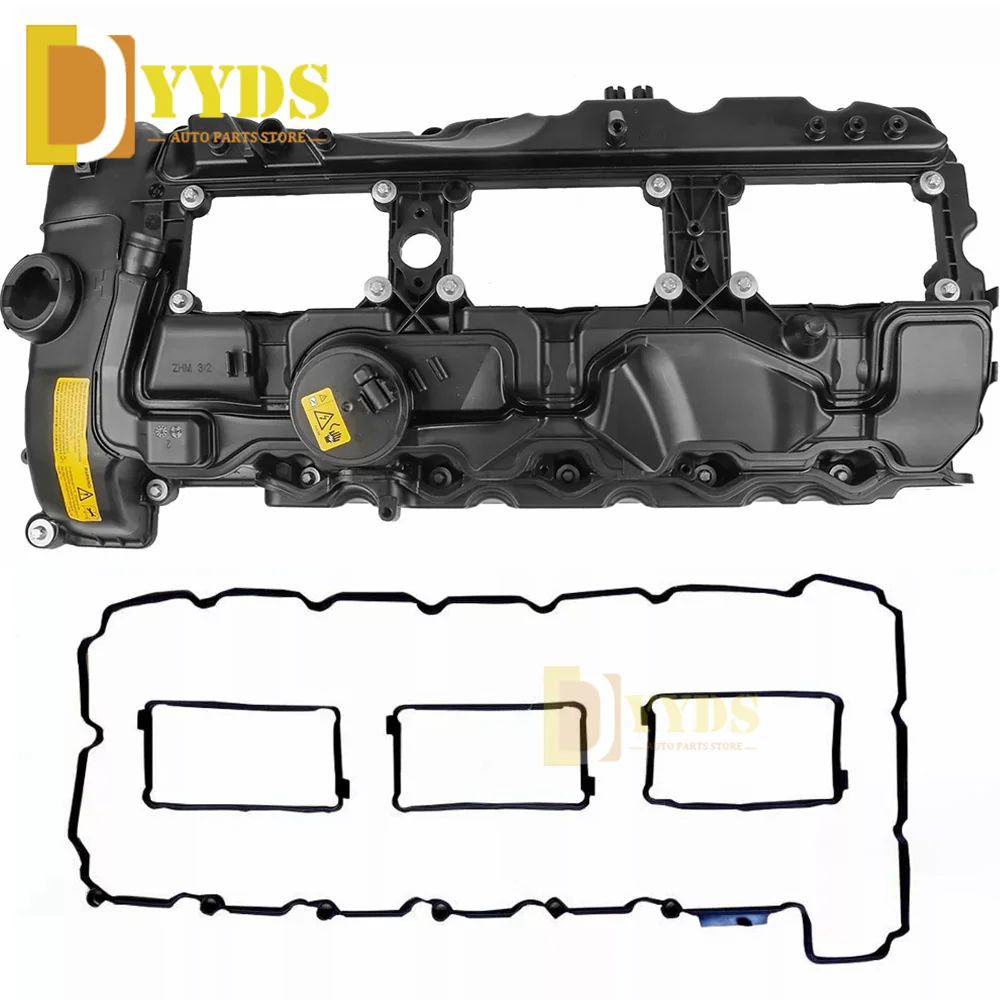 New Engine Valve Cover W/Gasket & Bolts For BMW N55 3.0L 135i 335i 535i 640i 740i X3 X5 X6 535i x Drive 11127570292