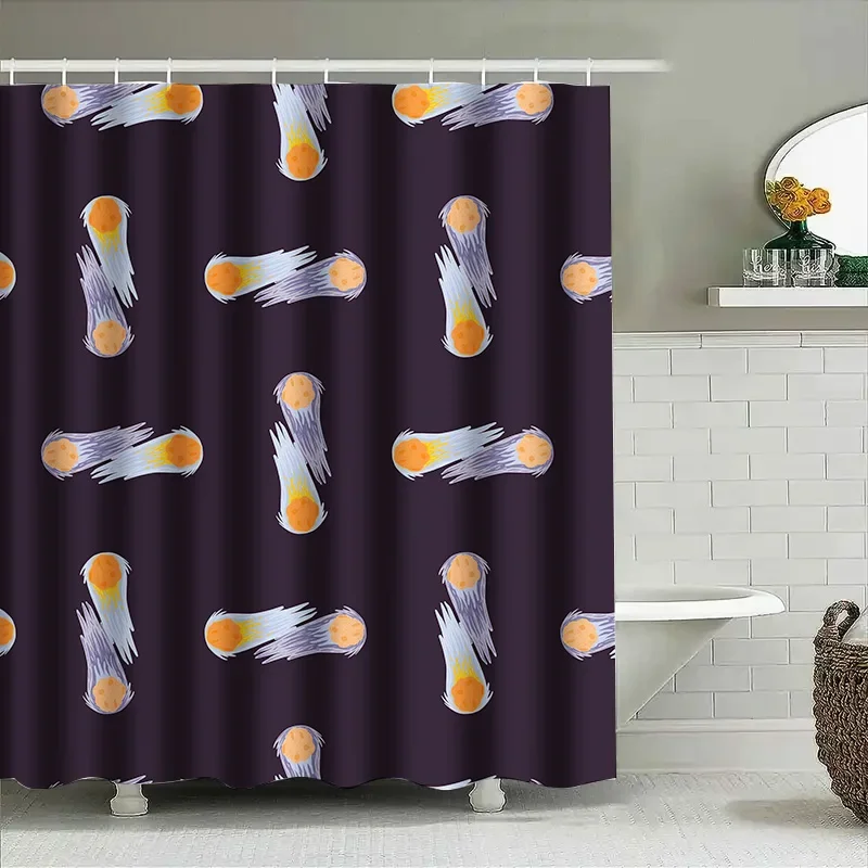 

Занавеска для душа с рисунком баклажана, полиэстер, декоративный принт для ванны, аксессуары для дома, настраиваемые 3D водонепроницаемые ленты для конфиденциальности, черные