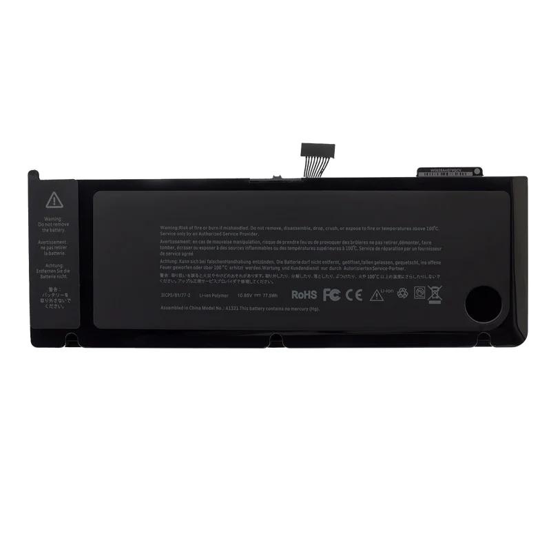 Imagem -05 - Bateria do Portátil para Apple Macbook Pro Baterias para 15 Polegadas A1321 A1286 2009 2010 0206380-a Mc118ll a Mc372 Mc371 Mb985 Mb986ll a Novo