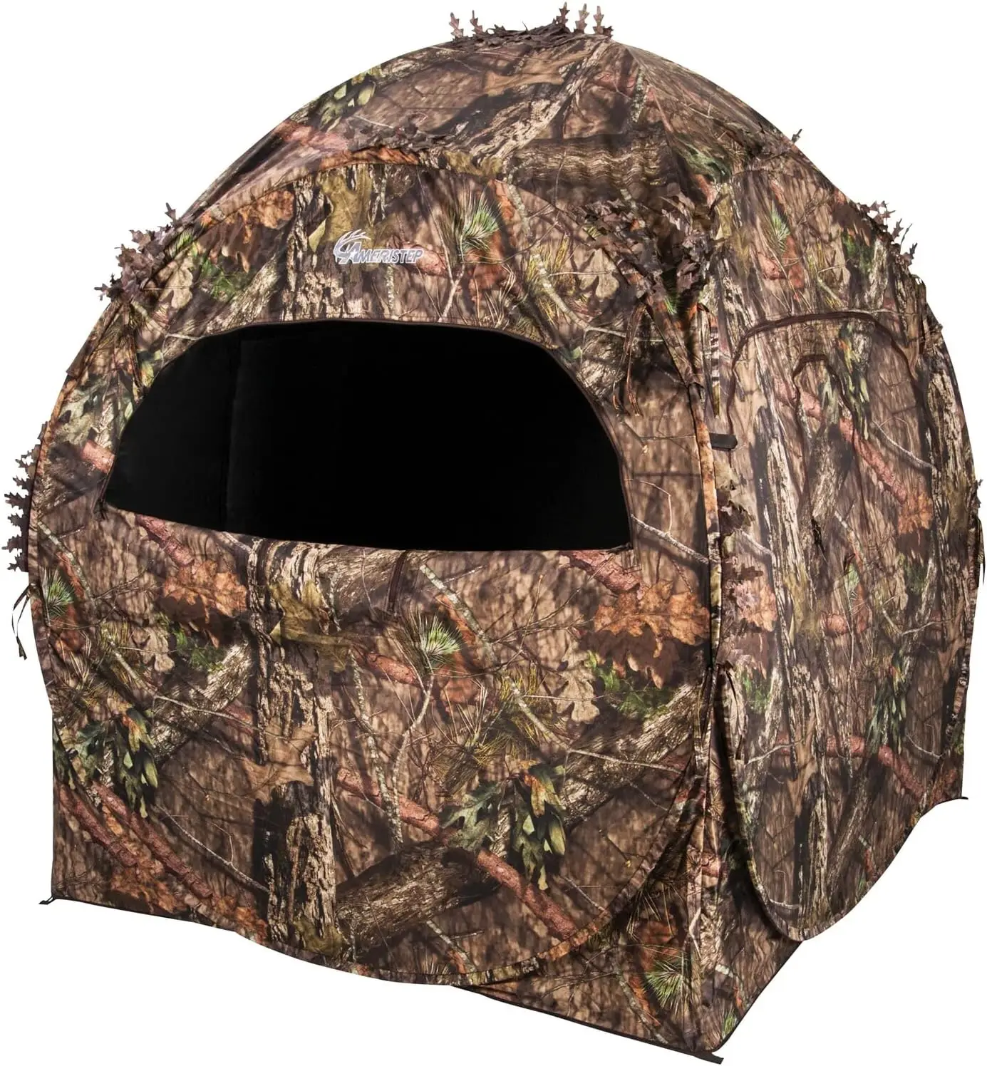 Portable Hunting Blind Spring Steel Ground Cover Carrying Case Camo