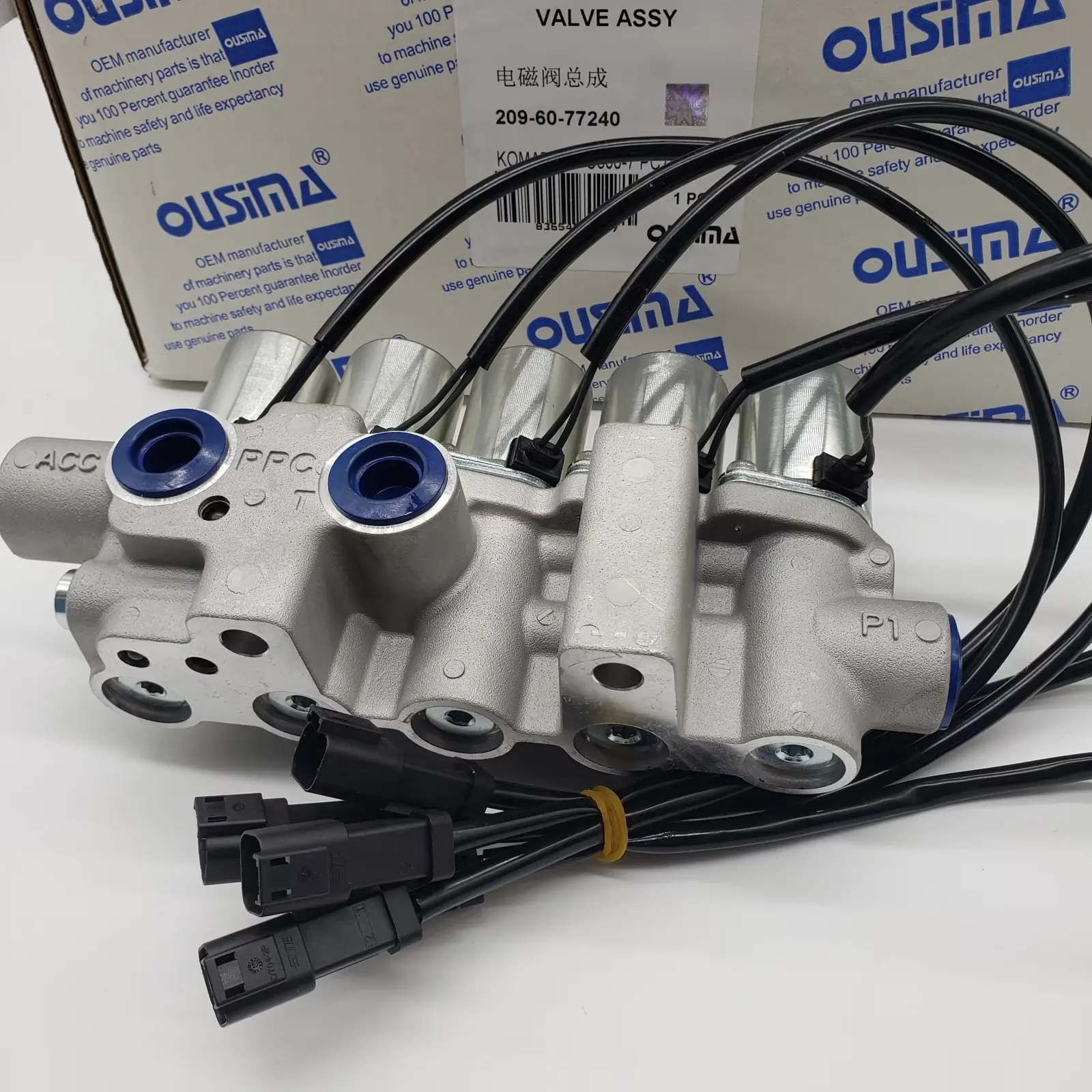 

Группа электромагнитных клапанов экскаватора 209-60-77240 для ПК600-7 ПК750-7