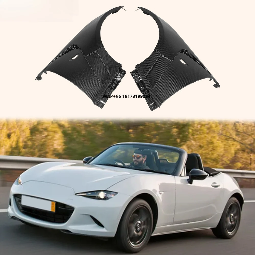 

For Miata MX-5 MX5 ND 2016-24 Carbon AM Style Front Side Vented Fender