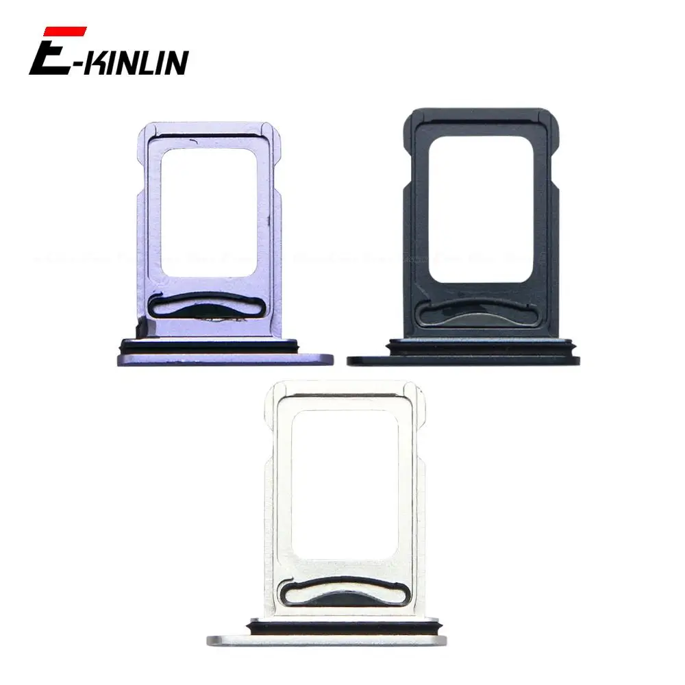 Sim Micro SD Card Socket Holder Slot Tray Reader For iPhone 14 Pro Max Adapter Container Connector Replacement Parts