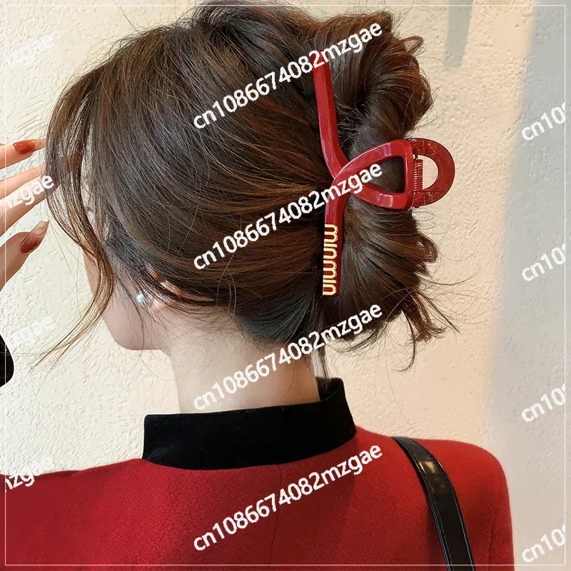 Trendy Letter Hair Clips For Women Korean Fashion Hairclips Hairpins Clamps Claw Clip Brand Barrette Hair Accessories