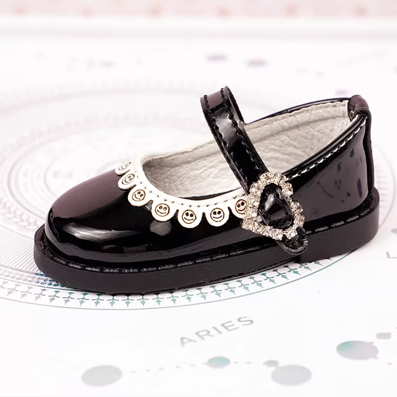 BJD pop schoenen voor 1/4 MSD MDD pop handgemaakte zwarte schoenen pop accessoires pop speelgoed cadeau
