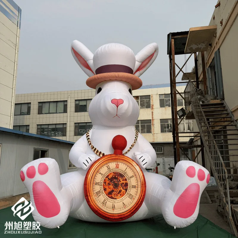

Надувной кролик, надувная фигура в виде животного, с воздуходувкой, декоративный элемент для мероприятий на открытом воздухе и торговых центров