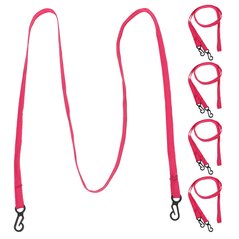 

5pcs Winter Mitten Rope Elastic Anti- Ski Glove Wrist Strap Comfortable Portable Nylon Glove Holder Outdoor Snow Sports