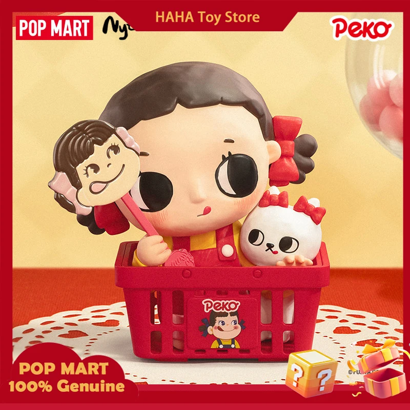 

Pop Mart Nyota Peko Collectible Figurine Art Toy Desktop Decorative Ornament Home Decoration Gift For Adult Collectors