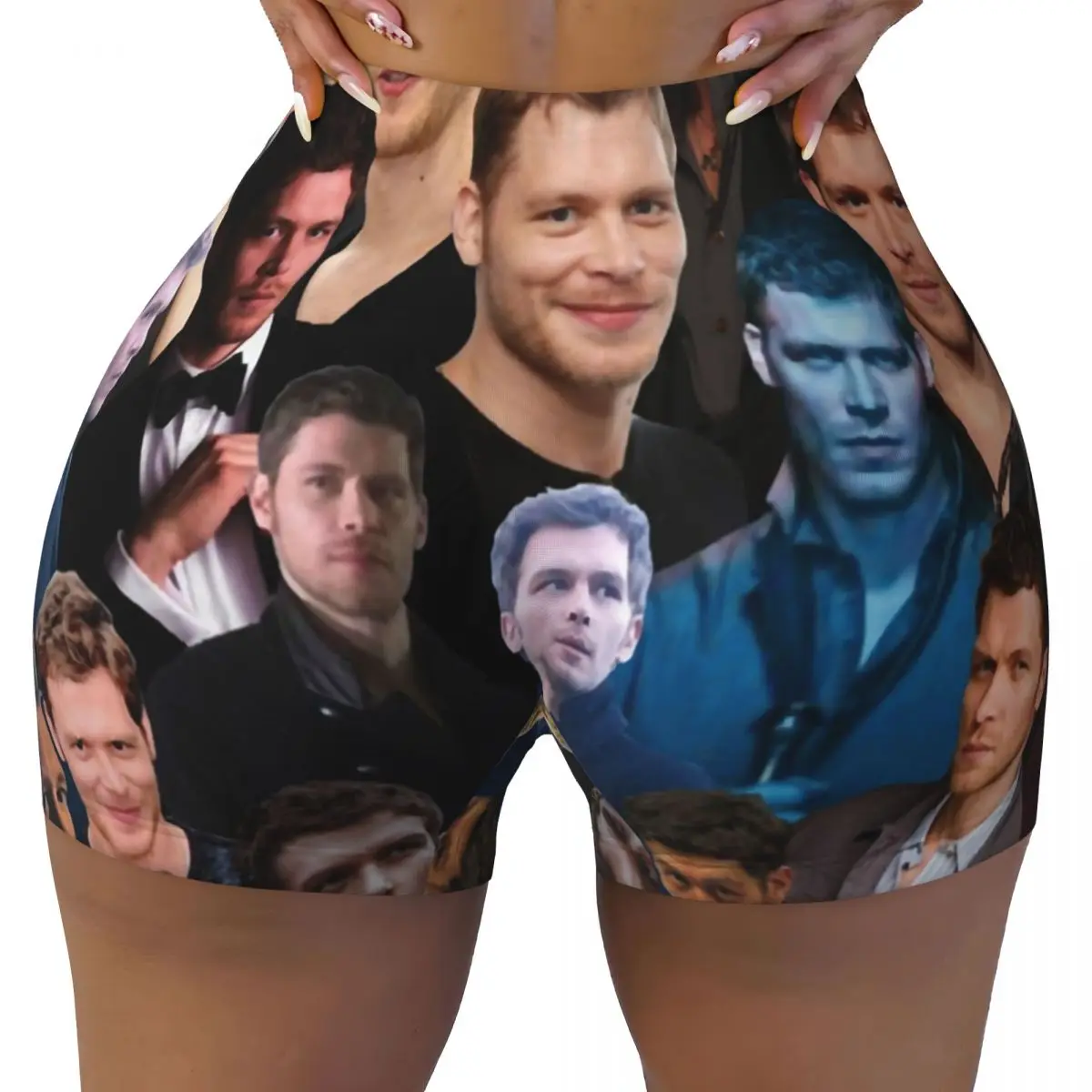 

Custom Damon Salvatore Байкерские шорты для бега и тренировок Женские шорты «Дневники вампира» Спортивные шорты для йоги в тренажерном зале